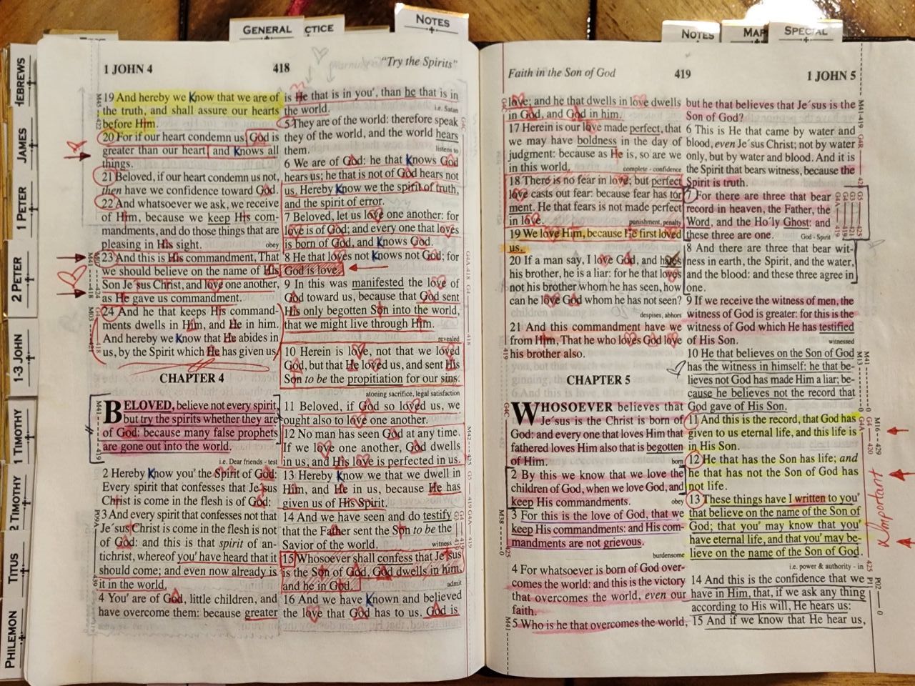 A Lot of marks on the last few pages!I'm praying you guys Bible's look better than mine. Let's see what yalls look like??